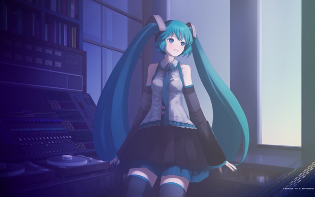 日本动漫初音未来美女