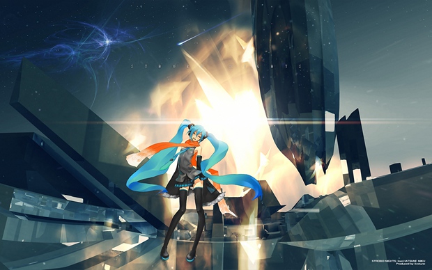 日本动漫初音未来美女