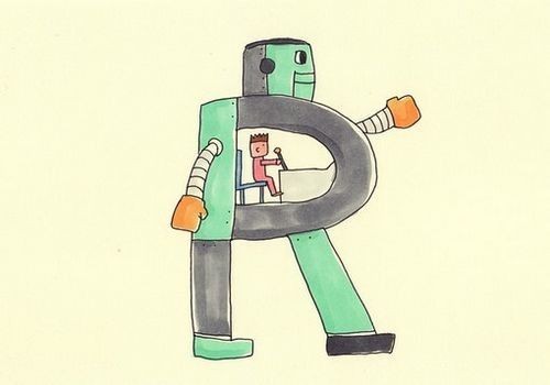 创意卡通漫画字母图片