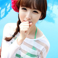 个性可爱阿宝色女生头像