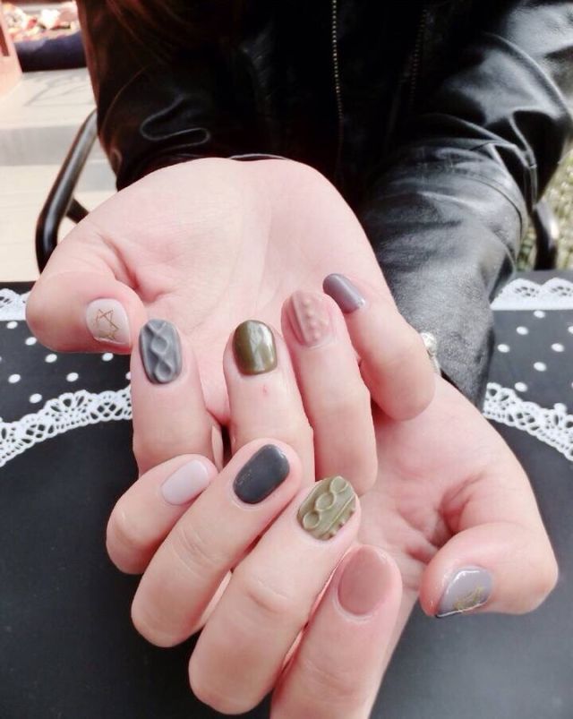 可爱美甲造型设计图片