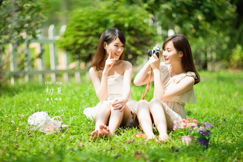 小清新文艺闺蜜姐妹照片