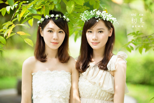 小清新文艺闺蜜姐妹照片