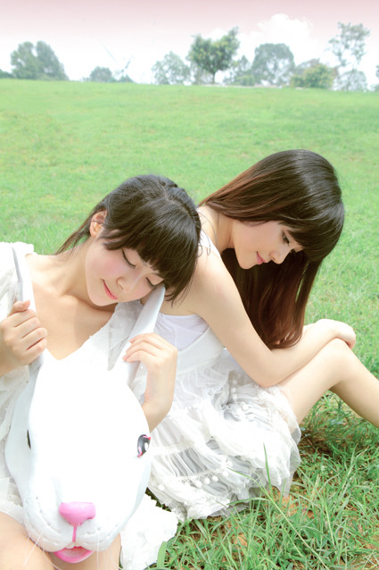 闺蜜小清新风格夏日