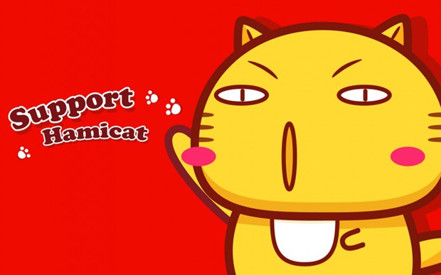 呆萌Hamicat哈咪猫卡通图片