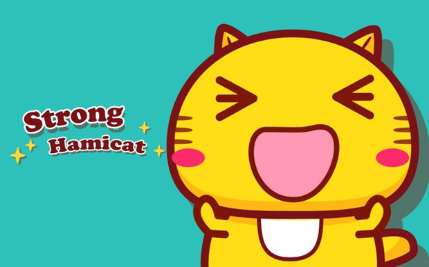 呆萌Hamicat哈咪猫卡通图片