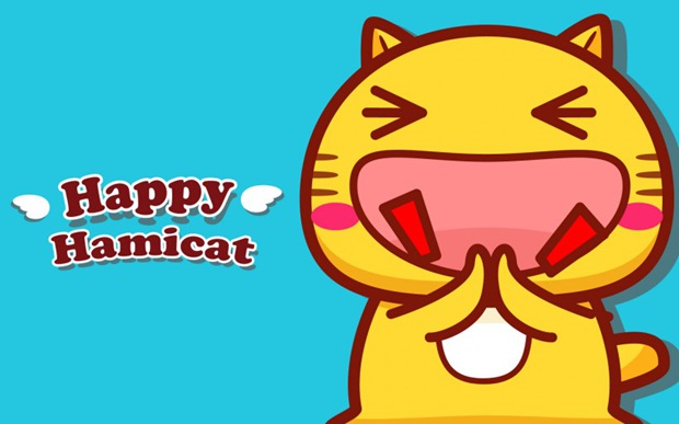 呆萌可爱哈咪猫卡通图片
