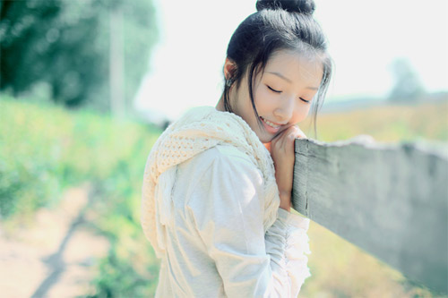 温暖治愈清纯女生可爱美图