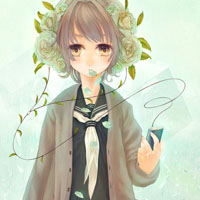 萌萌的卡通女生唯美校服动漫头像