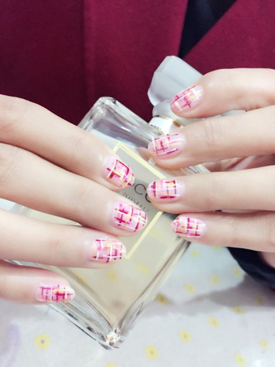 个性可爱的女生美甲图片