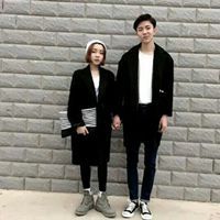一男一女左右一对情侣头像