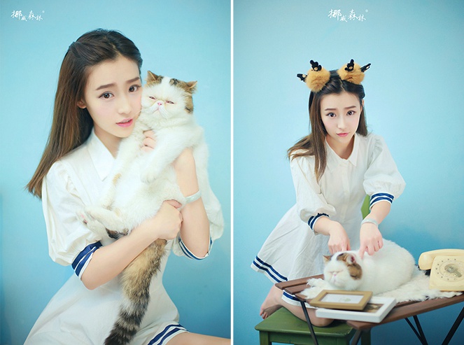 可爱甜美学生妹子图片