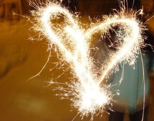 新年快乐唯美烟花图片