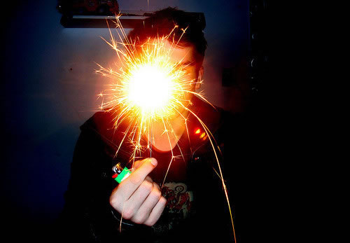 新年快乐唯美烟花图片