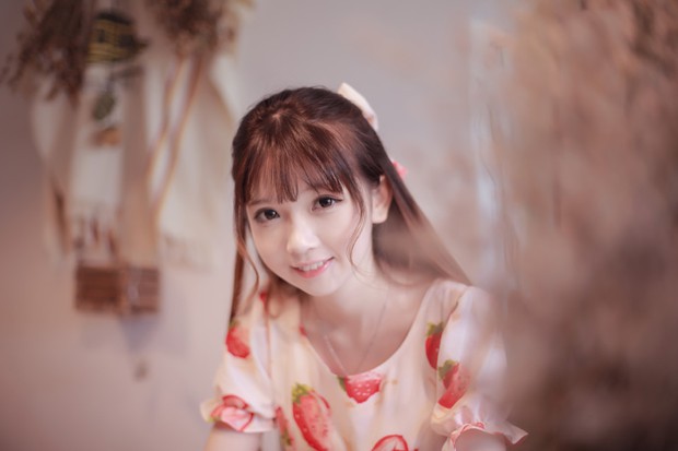 小清新可爱美女文艺生活
