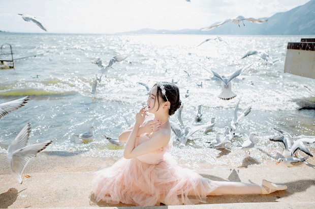 小清新可爱美女唯美芭蕾照片
