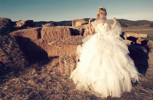 唯美可爱新娘婚纱梦幻