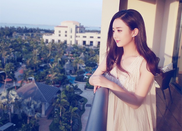 清纯甜美明星赵丽颖可爱美图