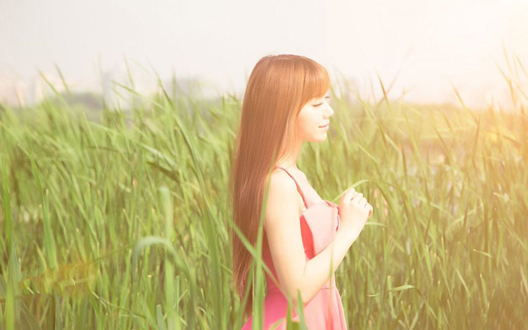小清新花仙子可爱美女图片