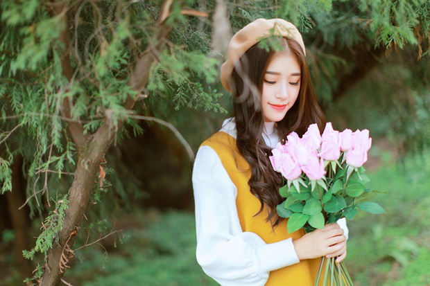 文艺小清新清纯美女图片