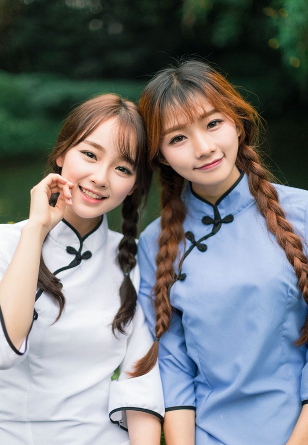 民国美女百合姐妹花女生图片