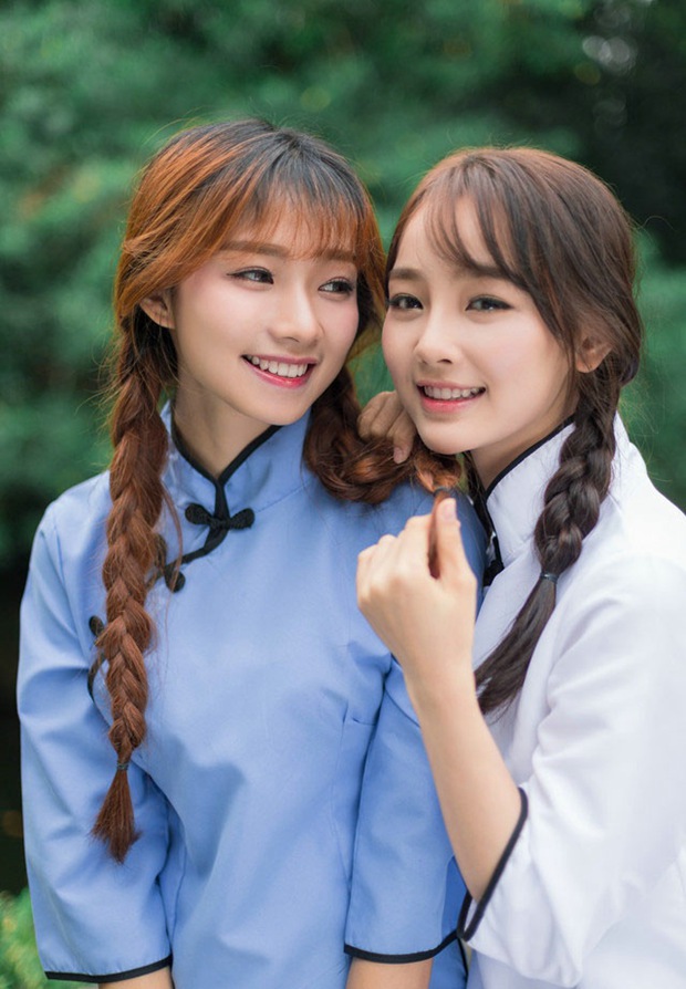 民国美女百合姐妹花女生图片