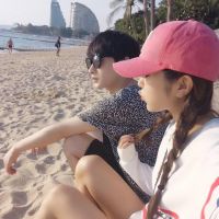 开心幸福唯美情侣头像图片
