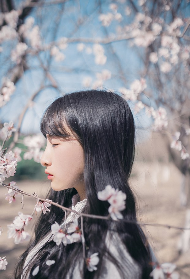 樱花日系女生可爱单纯唯美照片