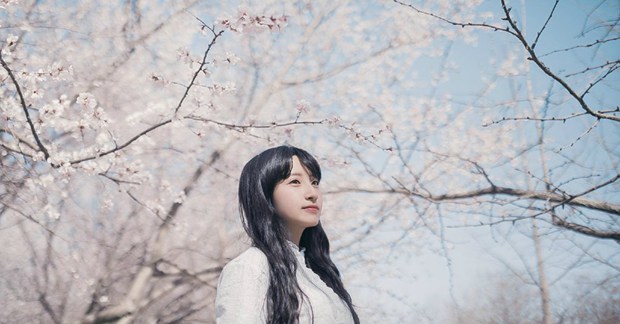 樱花日系女生可爱单纯唯美照片