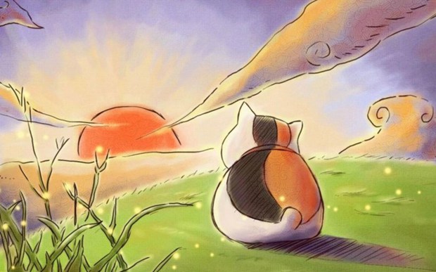 夏目友人帐和猫咪老师图片