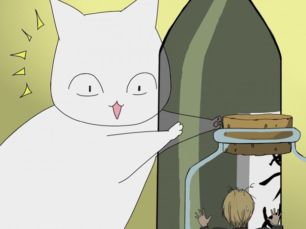 夏目友人帐和猫咪老师图片