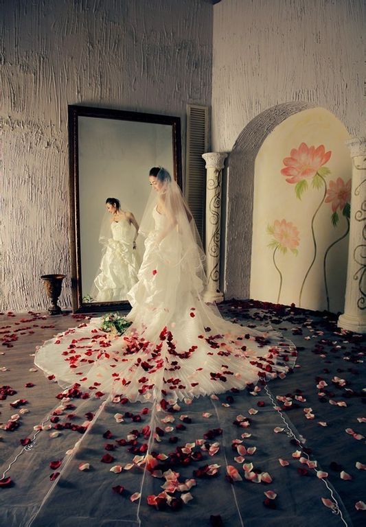 未婚女孩梦中的婚礼婚纱美图