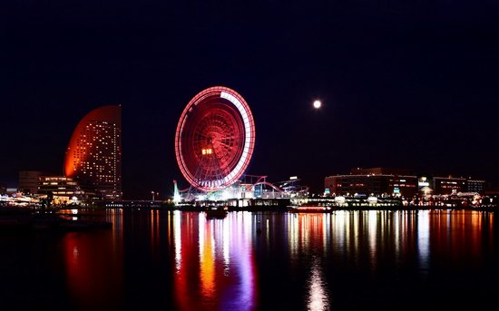 浪漫的摩天轮唯美图片