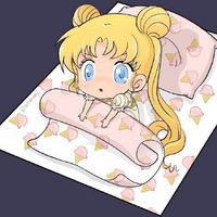 可爱的卡通女生起床头像