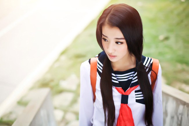 可爱大学校园女生校花图片