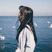 初中生女学生头像