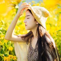 初中生女学生头像