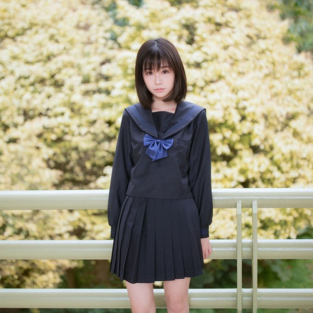 清纯甜美日本校园制服女生