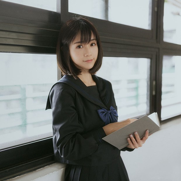 清纯甜美日本校园制服女生