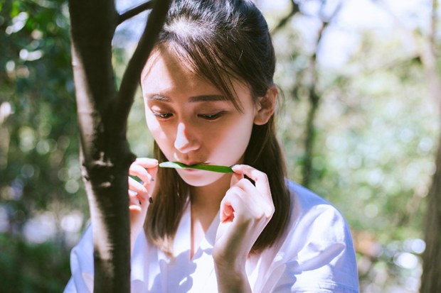 清纯美女古装射箭武士范