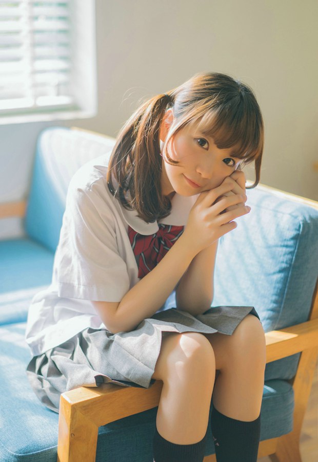日系风格校园制服软妹子图片