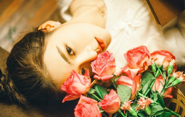 唯美意境清纯美女图片