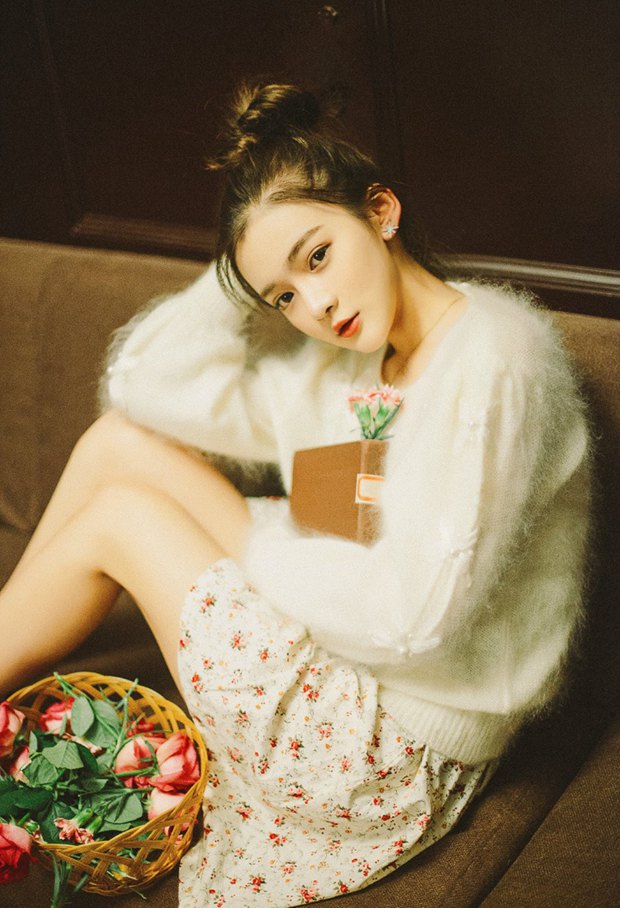 唯美意境清纯美女图片