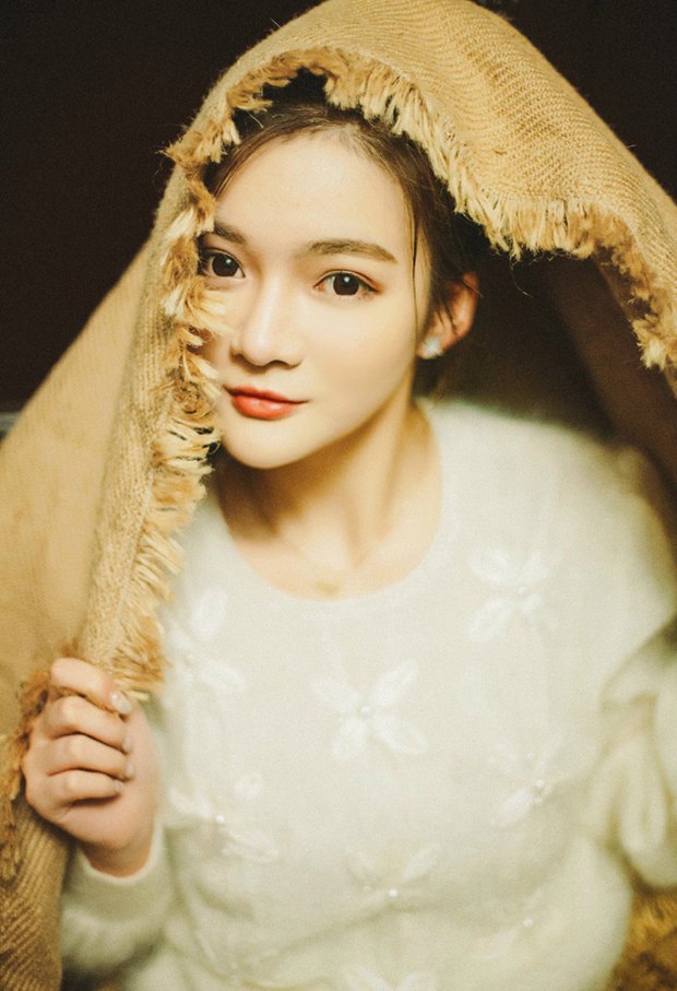 唯美意境清纯美女图片
