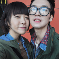 QQ情侣自拍头像一男一女