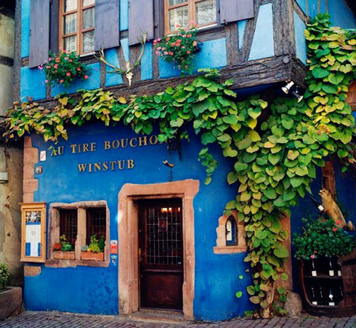 欧美古镇城堡优美风景图片