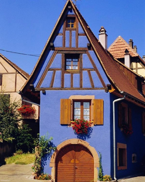 欧美古镇城堡优美风景图片