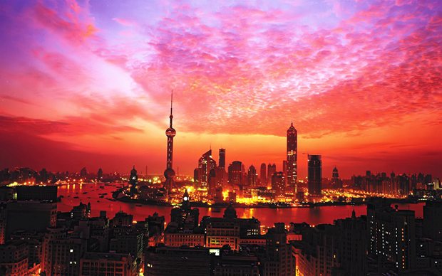 关于傍晚落日夕阳的风景图片