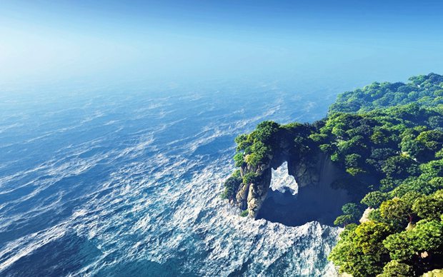 美丽的大自然风景航拍图片