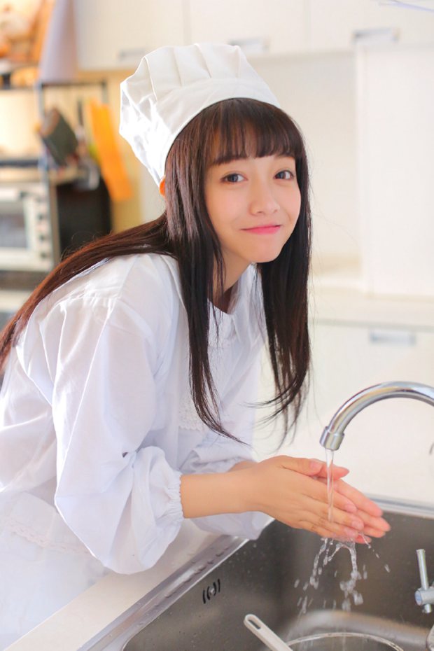 可爱吃货甜品小厨娘女生图片